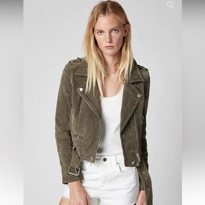 Leather/Suede Moto Jacket